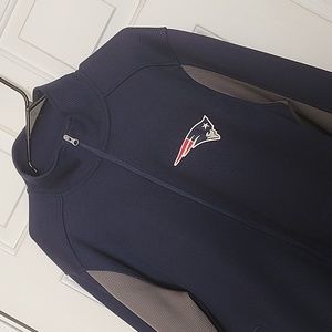 NFL New England Patriots Men's Blue Zip-Up Jacket
